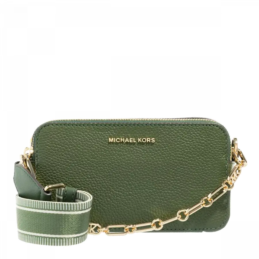 Michael Kors - Michael Kors Shoulder Bags Metallkette Green - grün