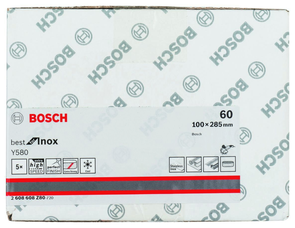Carta abrasiva Bosch Blue Accessories 2608608Z80 Y580 G60 a 5 bande 100x285