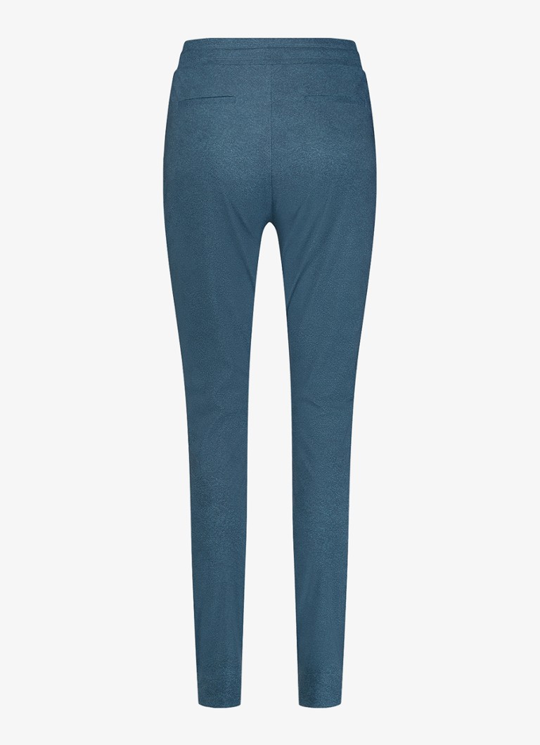 Pantaloni da jogging a vita alta, affusolati e mélange di Studio Anneloes Downstairs
