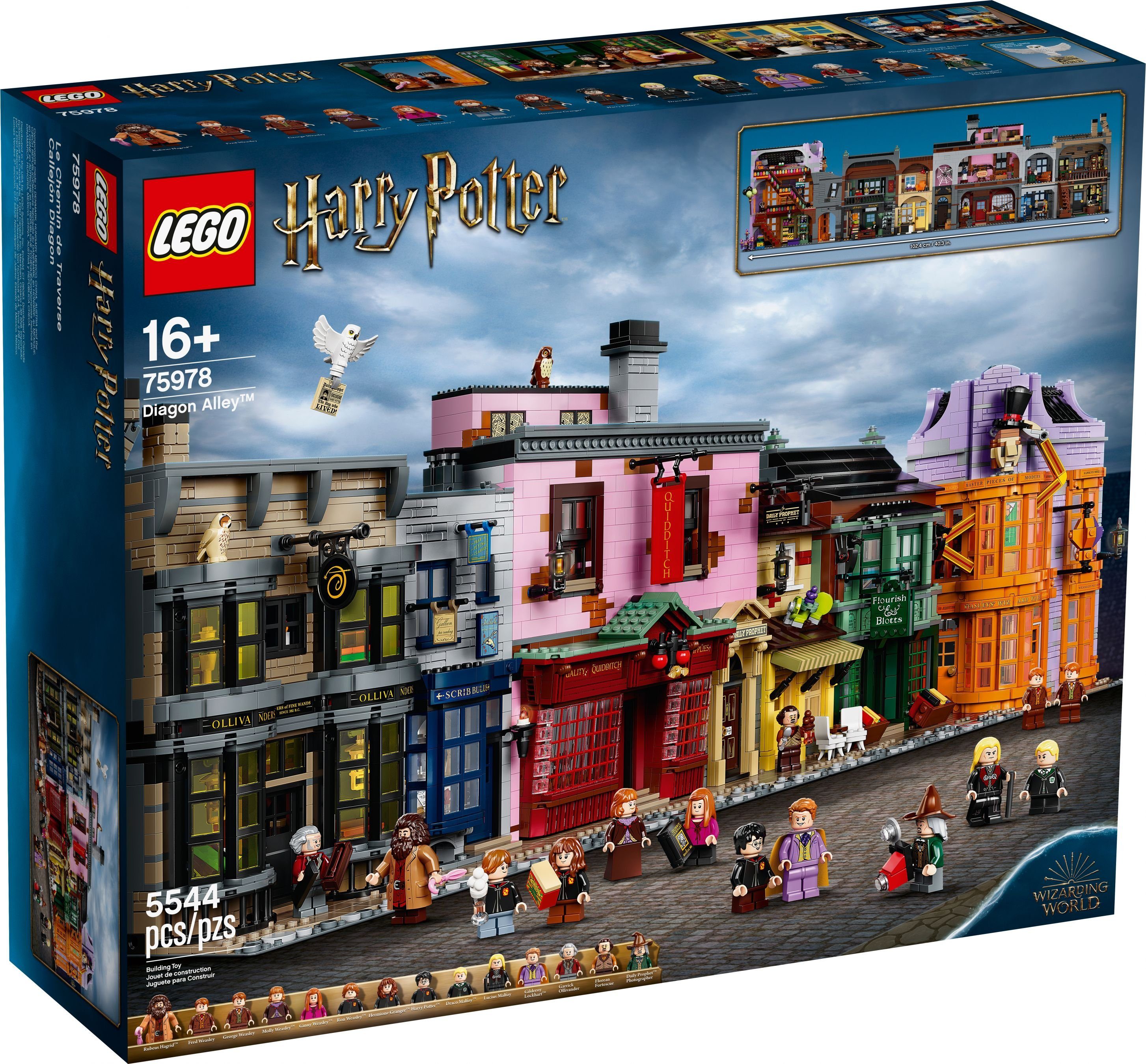 LEGO® Konstruktionsspielsteine LEGO Harry Potter™ - Winkelgasse, (Set, 5544 St)