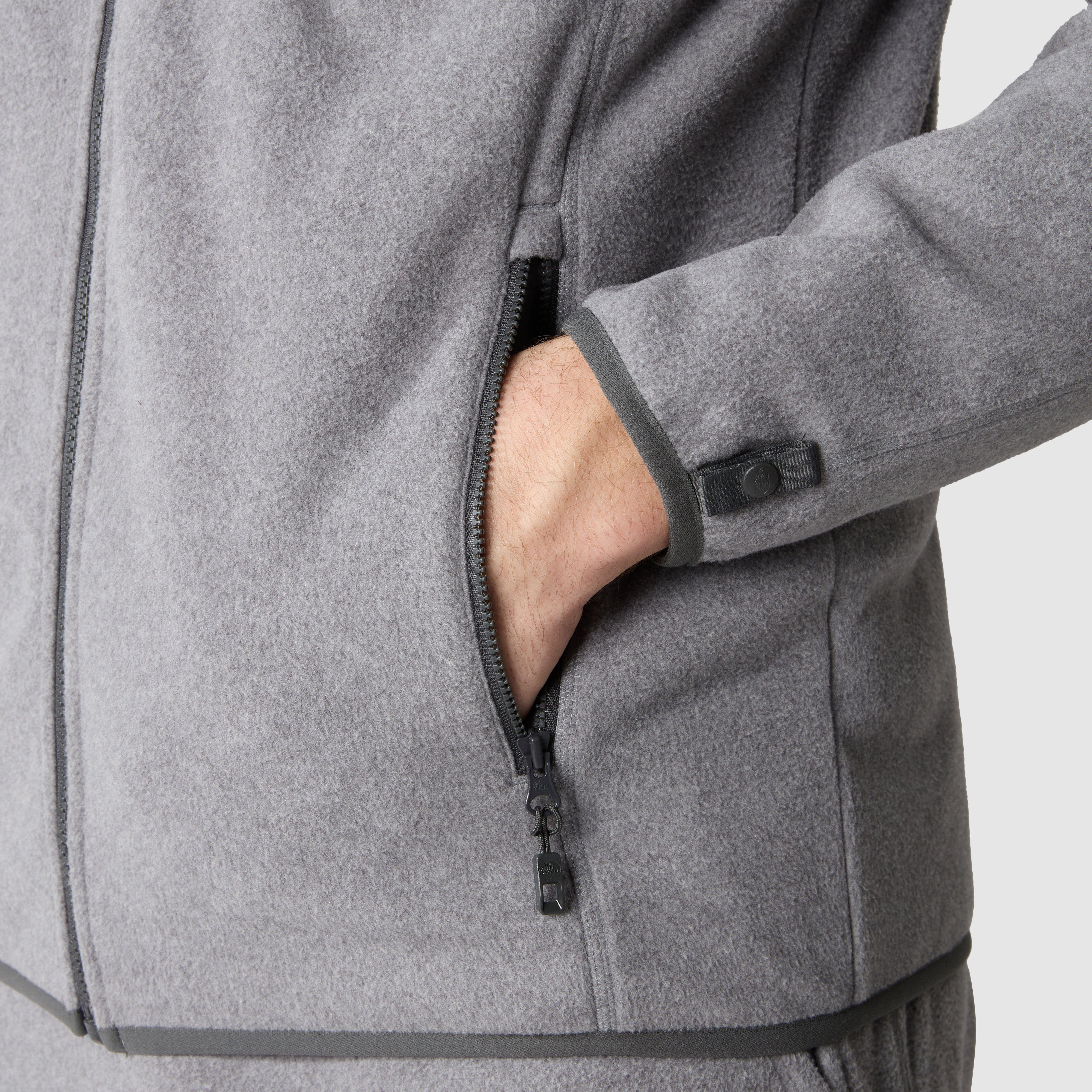 The North Face Fleecejacke M 100 GLACIER FULL ZIP aus weichem, gebürstetem Mikrofaser-Fleece