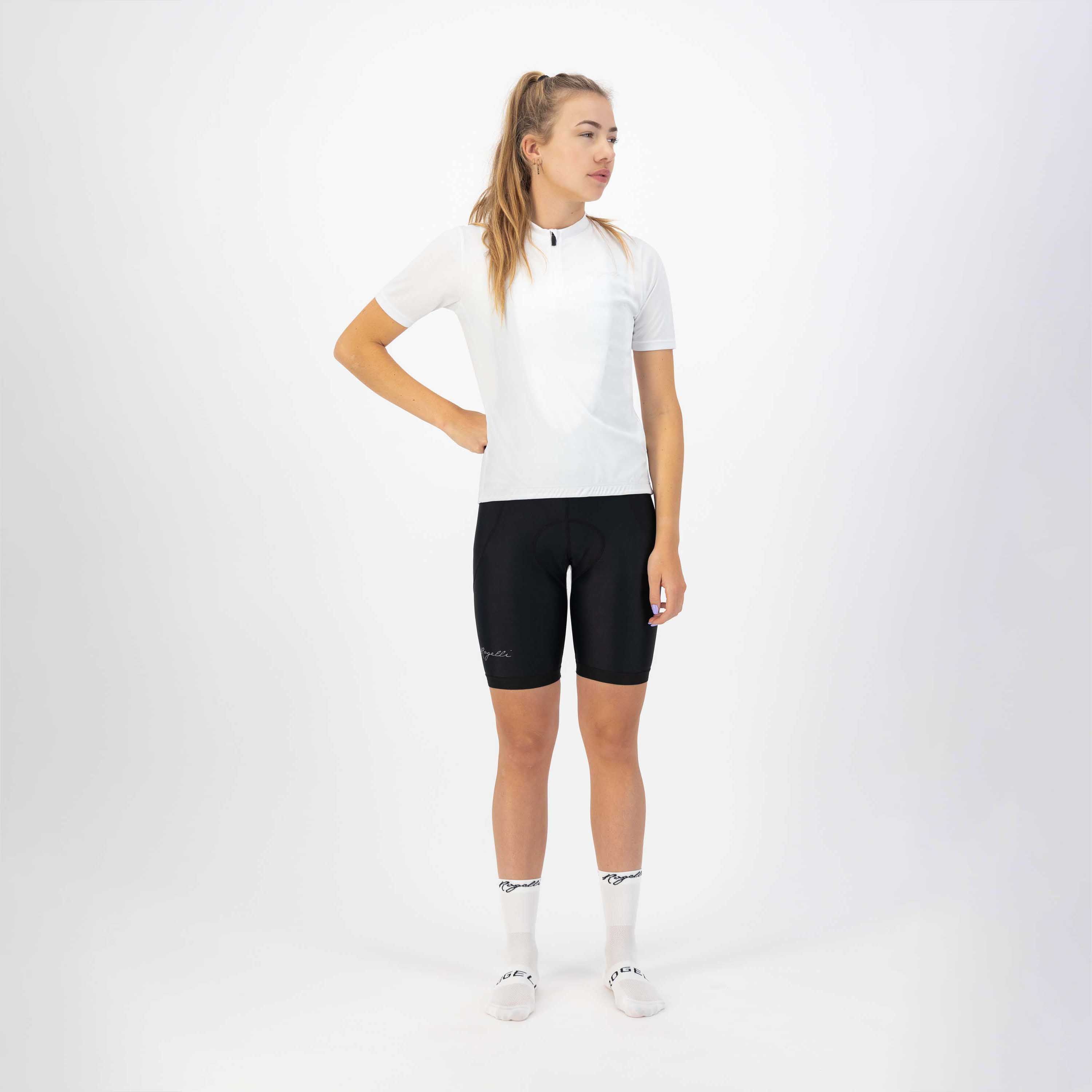 Rogelli Core White Damen Radtrikot