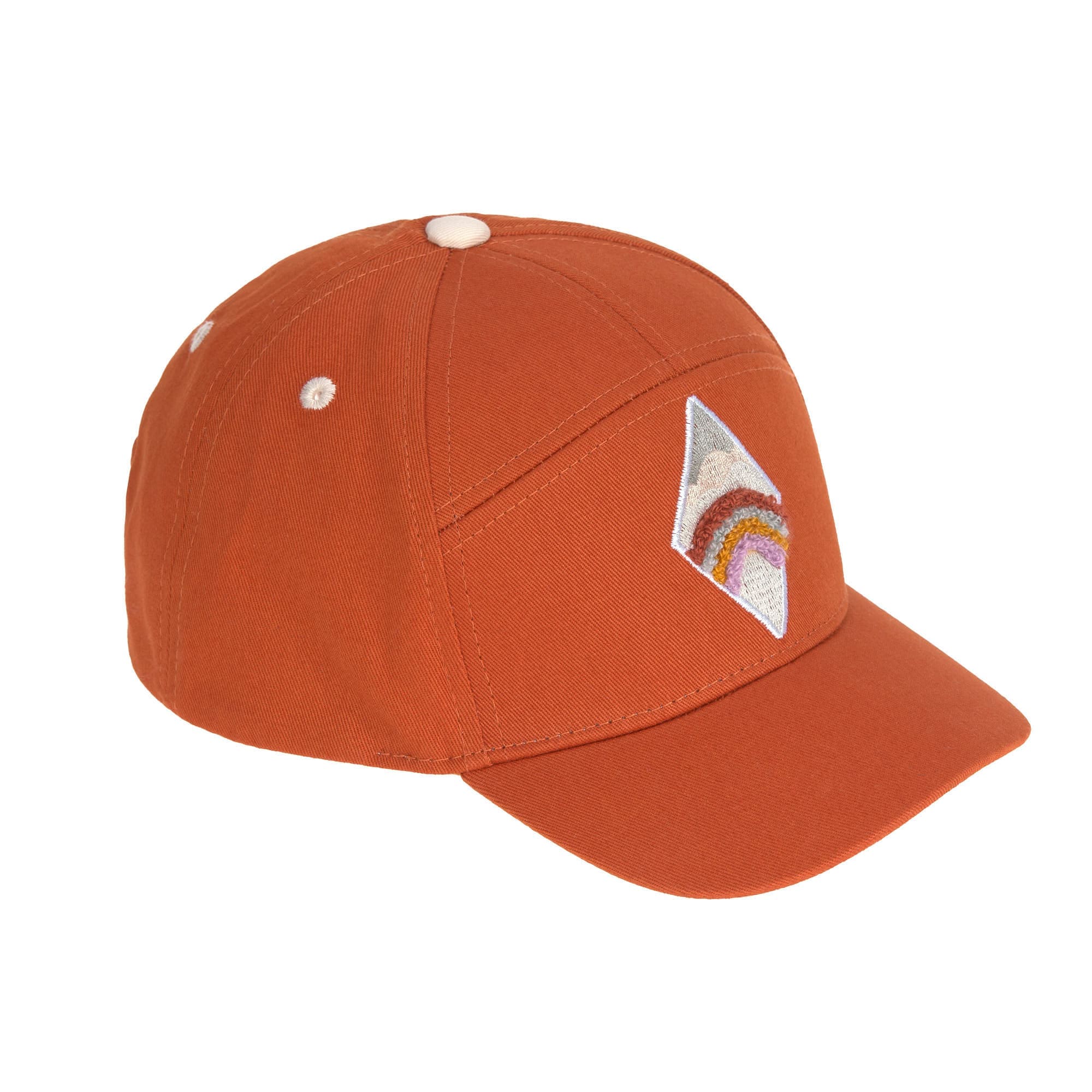 Basecap Kinder - Rainbow, Rostrot