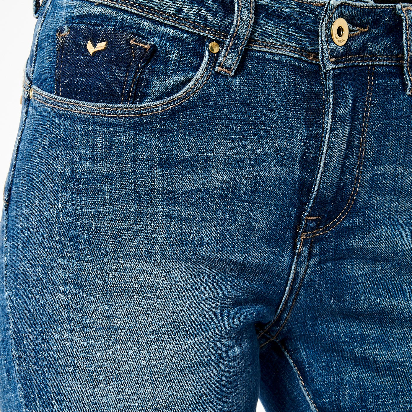 FLORE  Jean slim bleu femme
