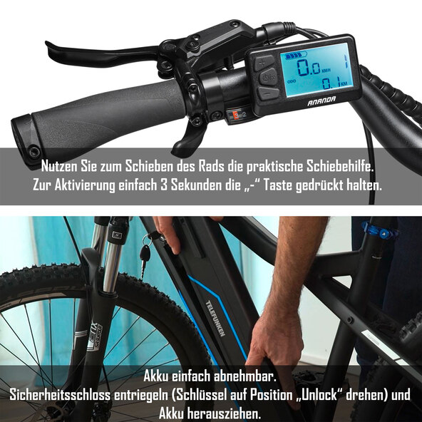 Trekking E-Bike Expedition XC941, kreide