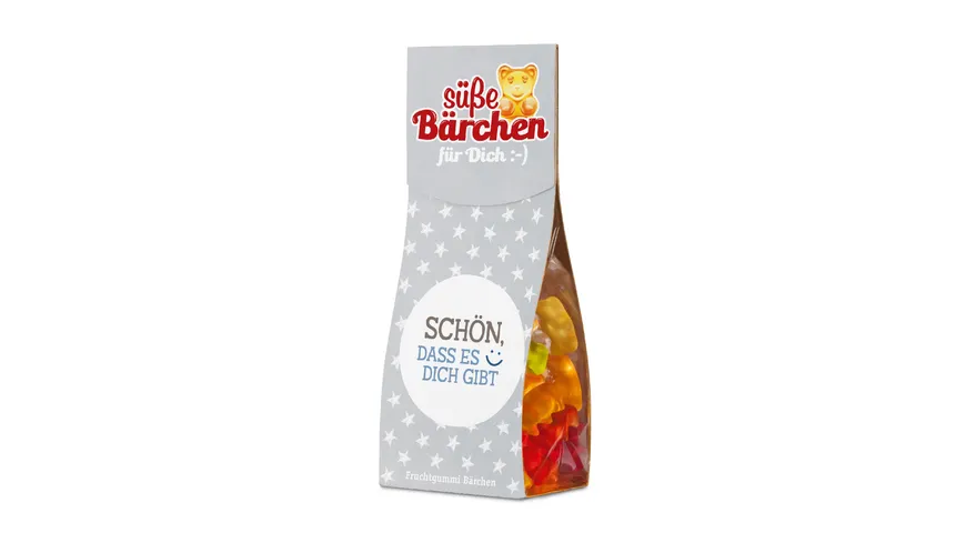 Geschenk für Dich Süße Bärchen Sterne Schön, dass es dich gibt 70 g
