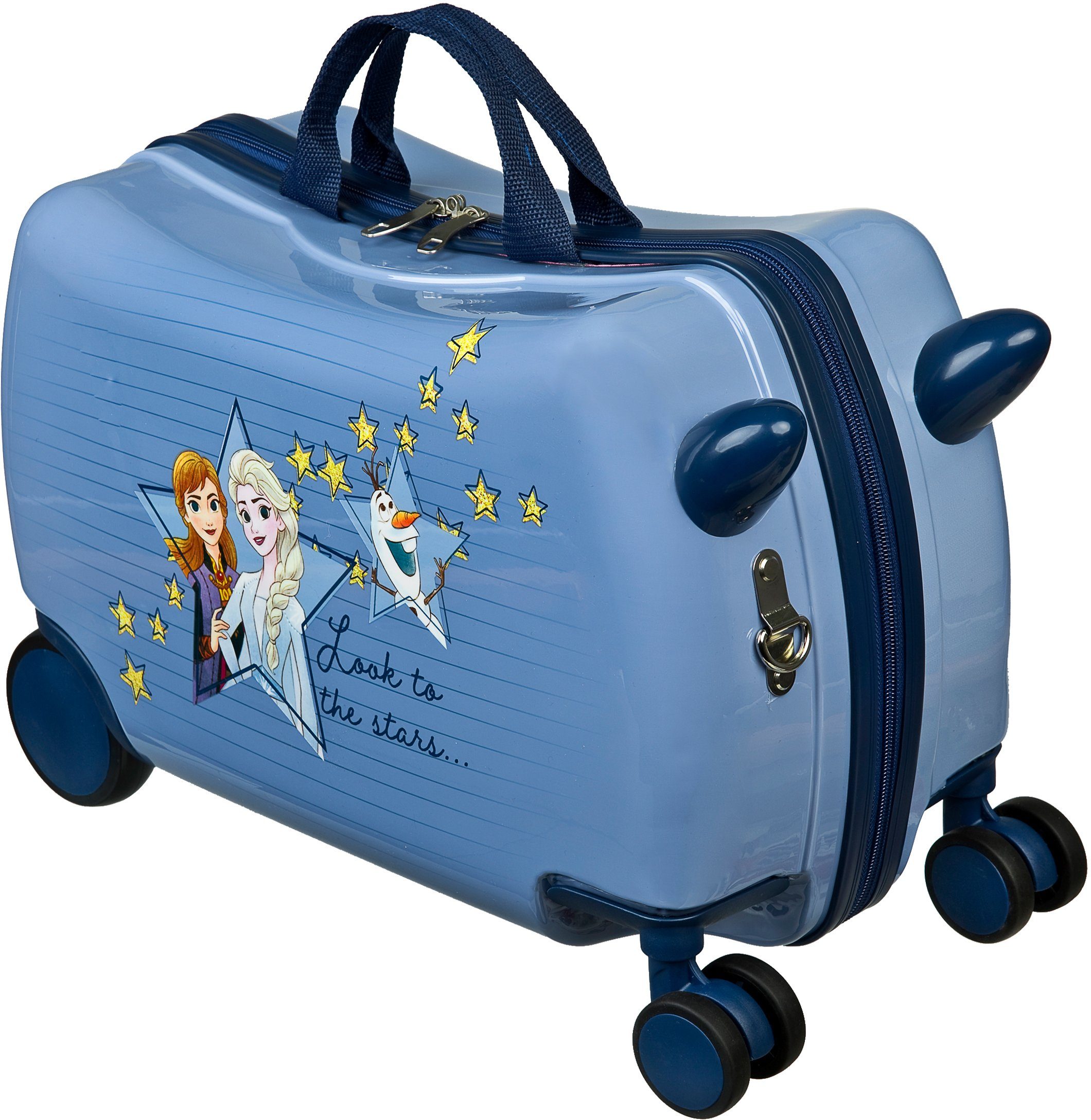 UNDERCOVER Kinderkoffer Ride-on Trolley, Frozen, 4 Rollen, zum sitzen und ziehen