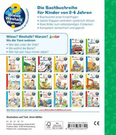 Ravensburger Wieso? Weshalb? Warum? junior, Band 46: Wo die Tiere wohnen