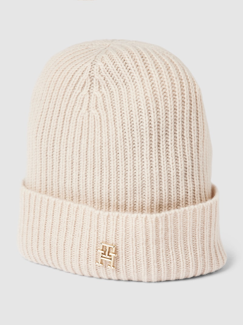 Beanie aus Kaschmir in offwhite