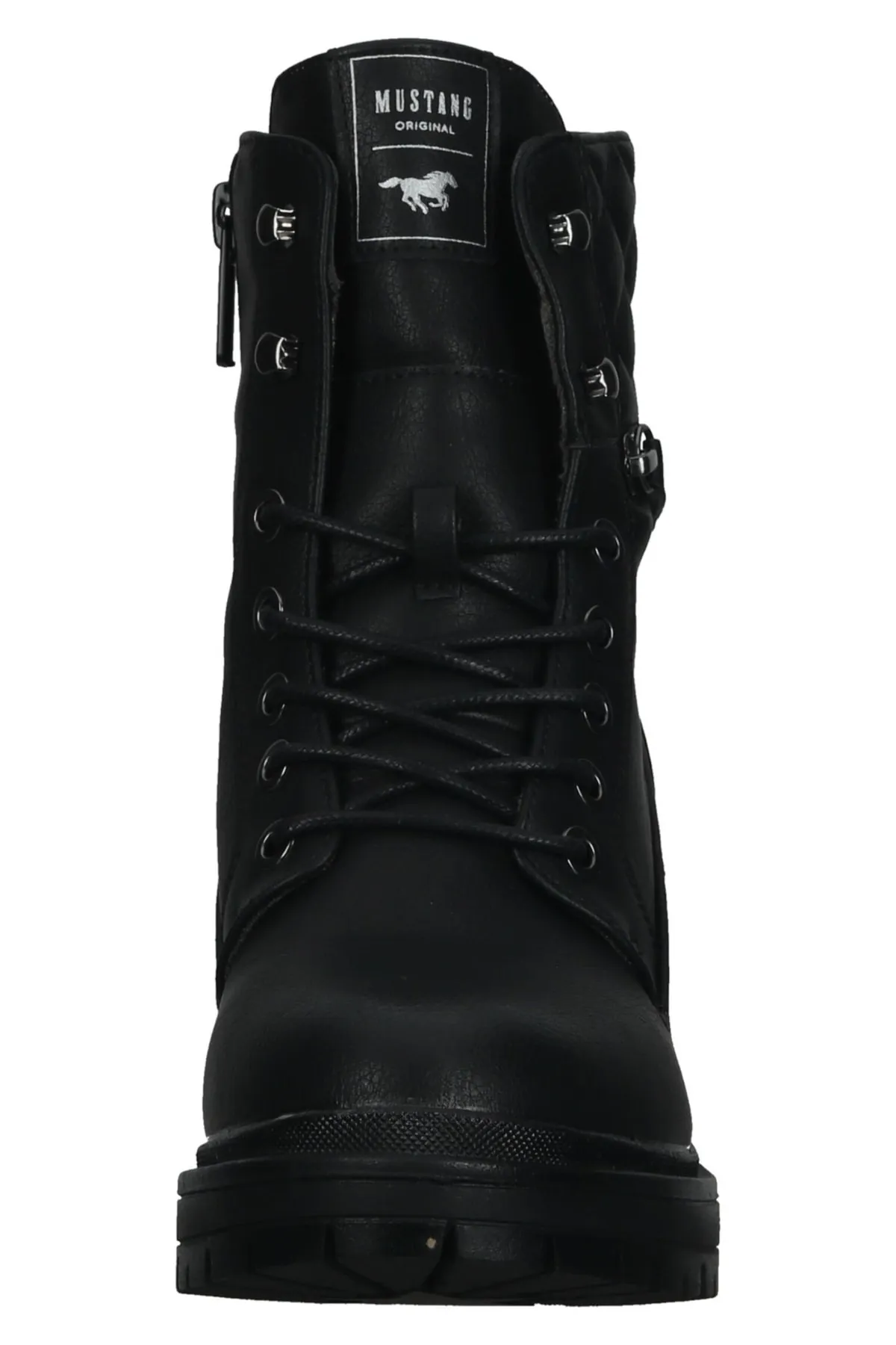 Mustang  Stiefelette - Schwarz - Blockabsatz