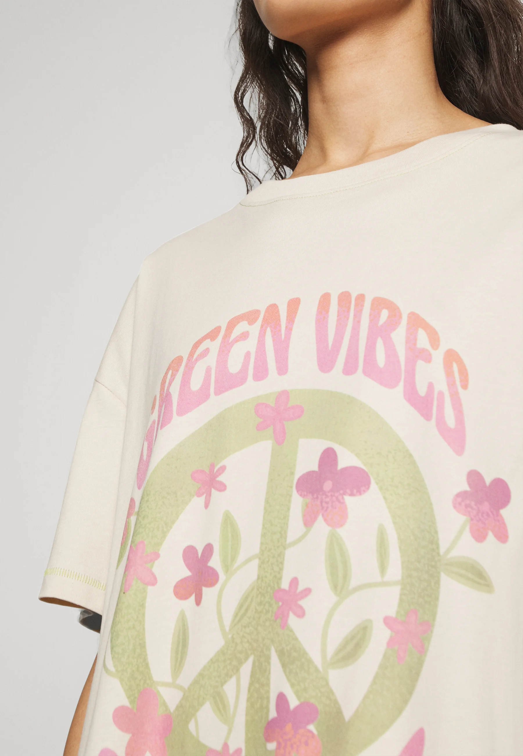 Camisón de algodón sobre el cuerpo