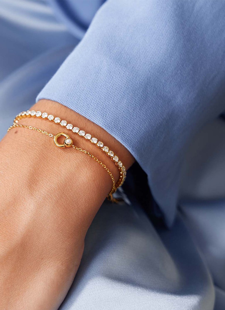 Ania Haie Perlenarmband M vergoldet