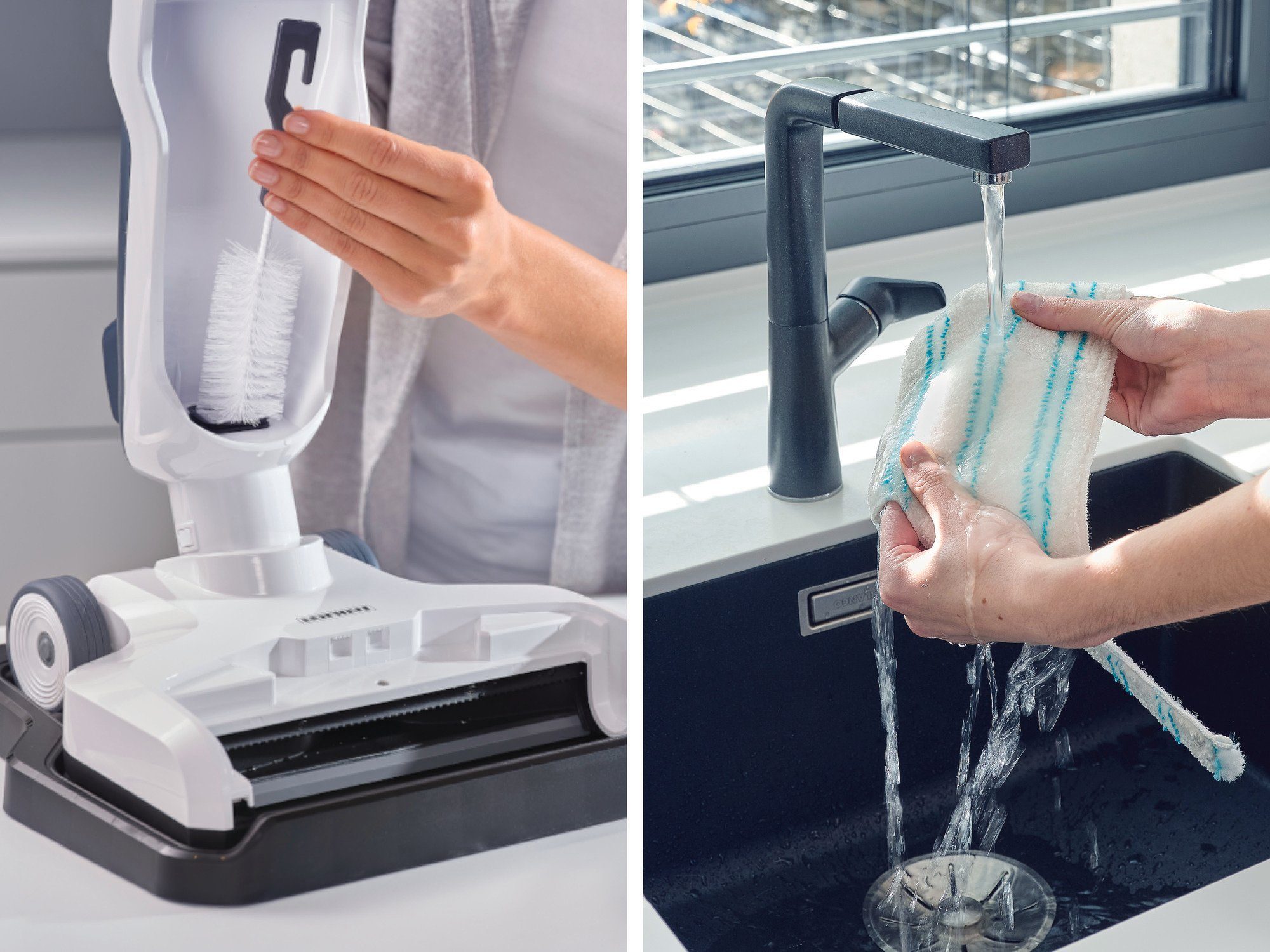 Leifheit Akku-Saugwischer Regulus Aqua PowerVac Pro