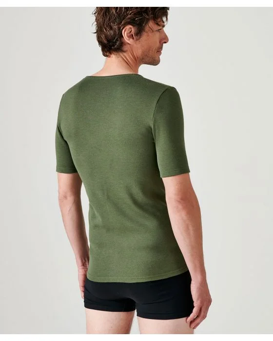 Tee-shirt col V manches courtes Thermolactyl