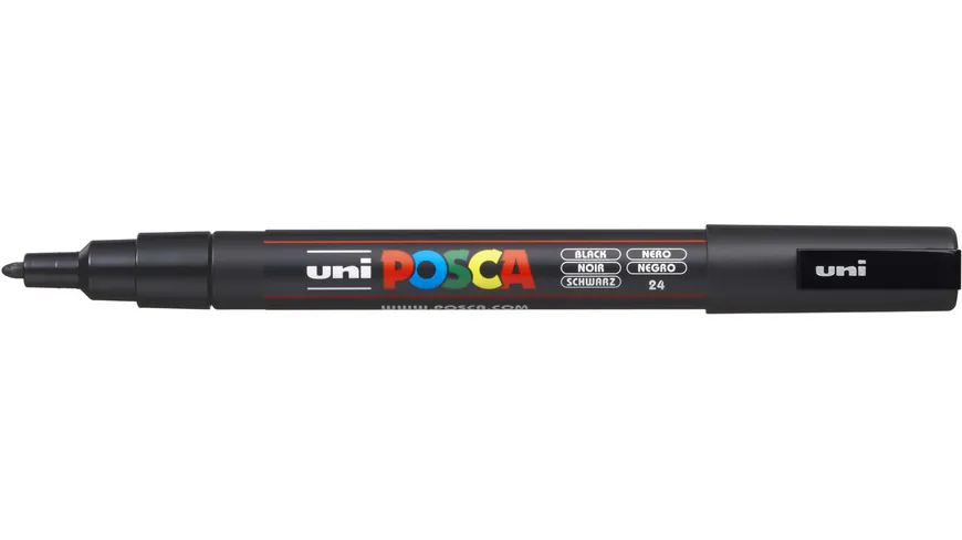 FABER-CASTELL  Marker UNI POSCA PC-3M schwarz schwarz