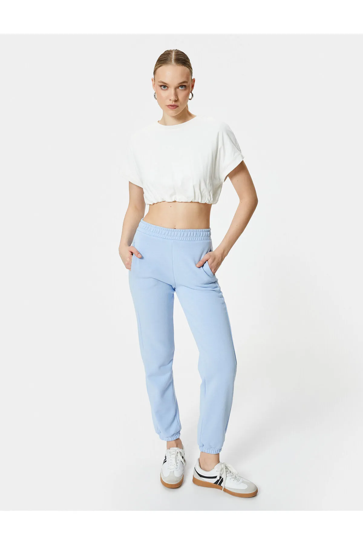 Koton  Jogger-Jogginghose mit elastischem Bund und Taschen