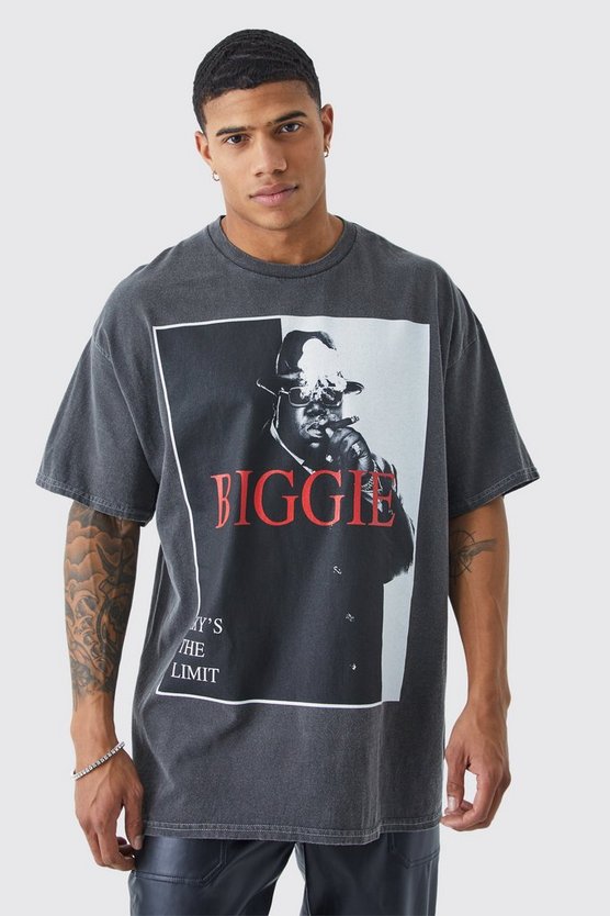 Oversize T-Shirt mit lizenziertem Biggie-Print