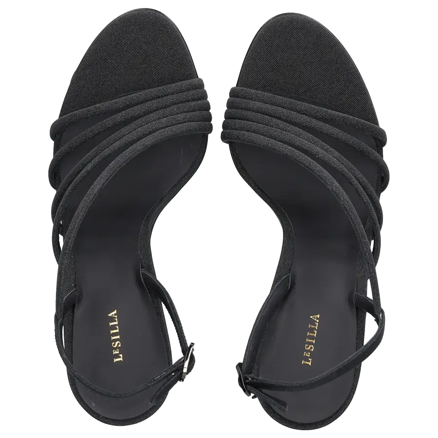 Le Silla - Sandalen SCARLET 85 Textil - schwarz