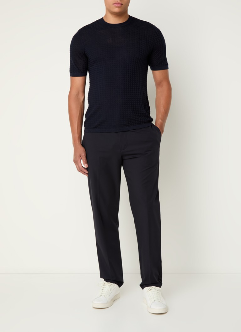 Tricou Emporio Armani Structured Wool T-shirt