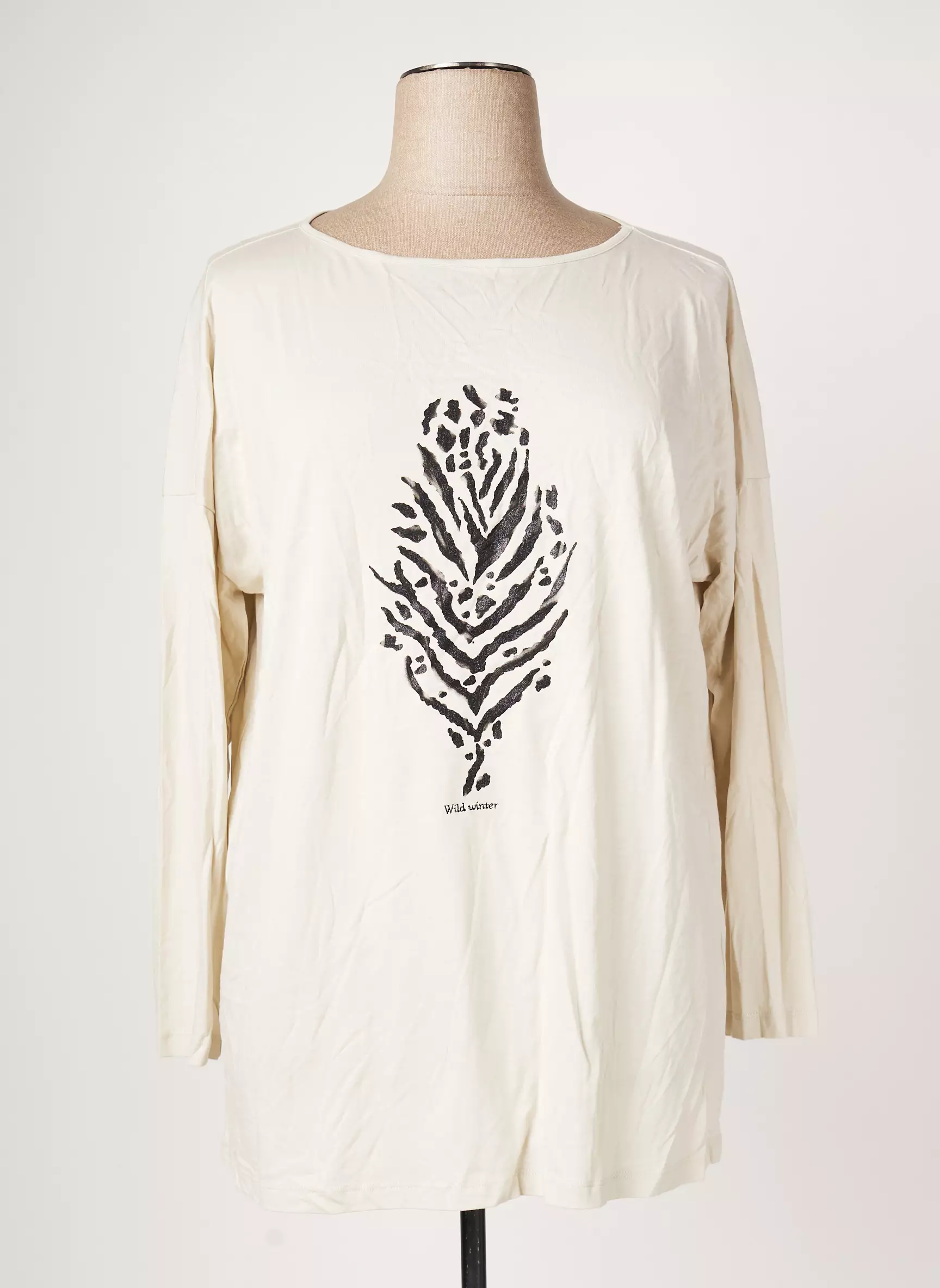 Yesta Tshirts Femme couleur beige