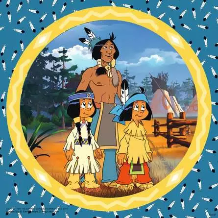 Kinderpuzzle ab 5 Jahren - Yakari, der tapfere Indianer - 49 Teile