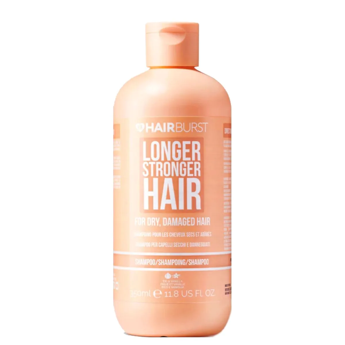 „Hairburst“ pažeistų plaukų šampūnas sausiems ir pažeistiems plaukams