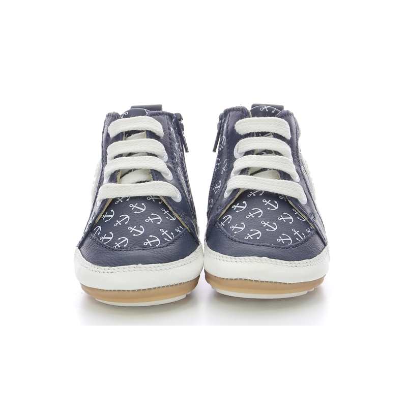 Sneakers hautes cuir Migo