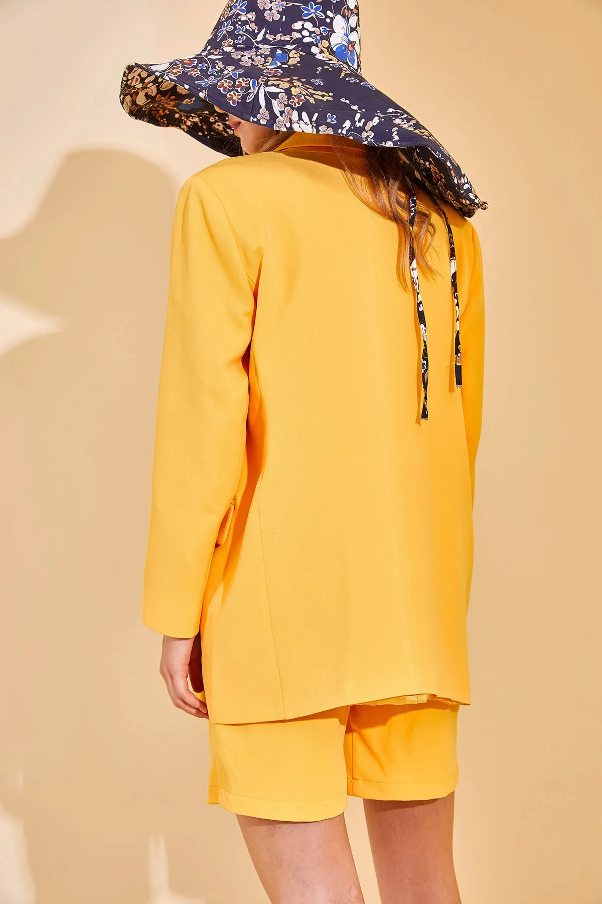 XHAN  Damen-Doppelanzug mit gelber Jacke 2YZK8-12871-10
