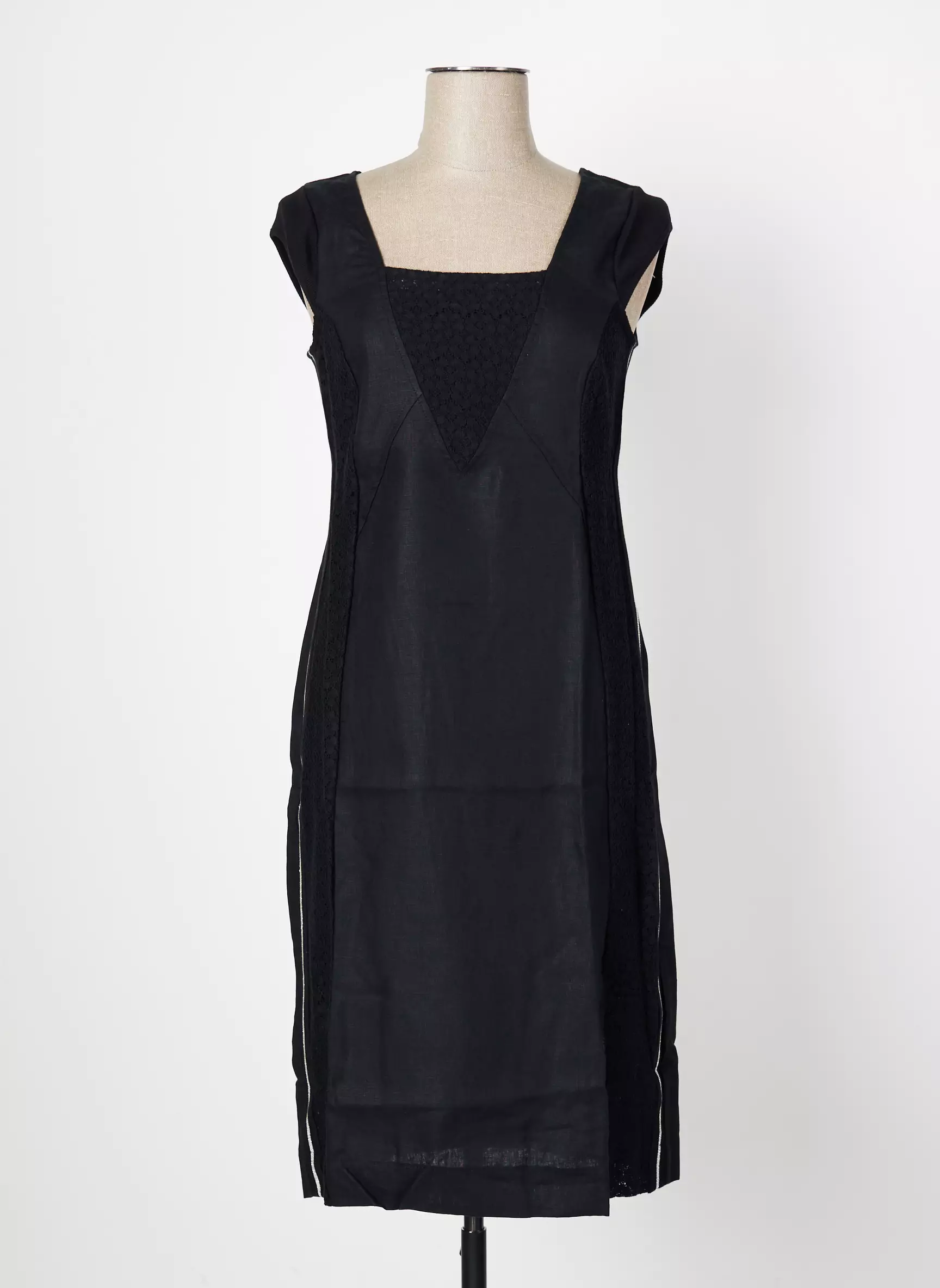 Maloka Robes Mi Longues Femme couleur noir