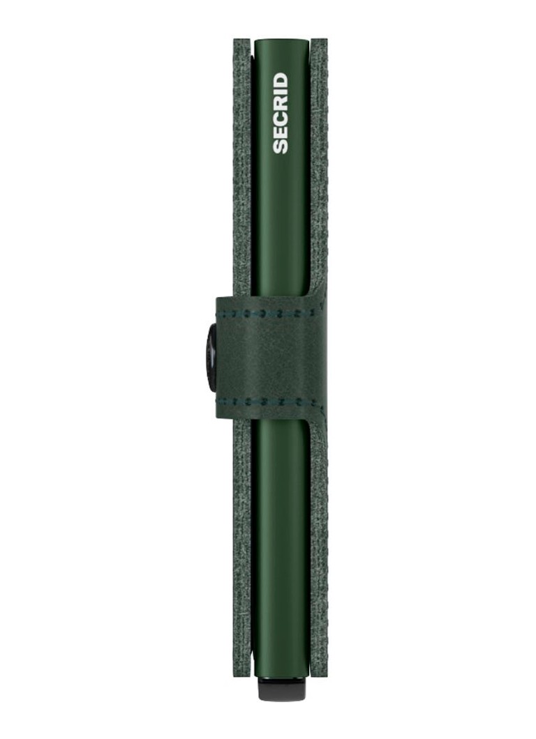 Portofel mini din piele Secrid cu sloturi pentru carduri.