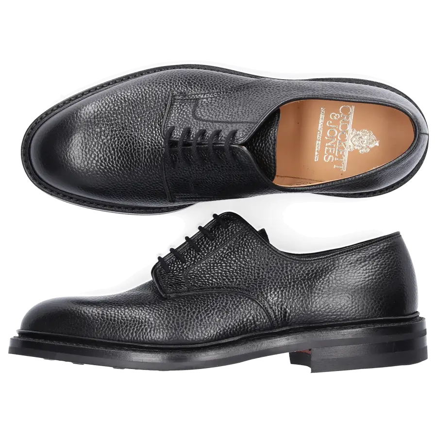 Crockett & Jones - Businessschuhe Derby JOHN schwarz - schwarz