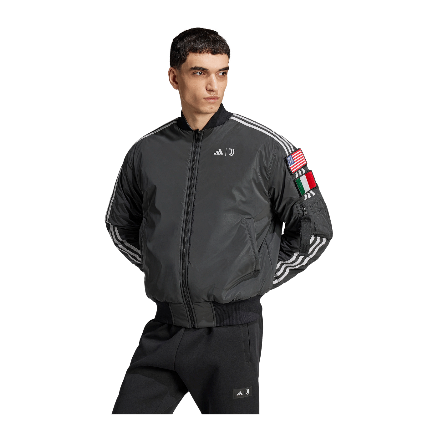 adidas Juventus Turin NASA Trainingsjacke Schwarz