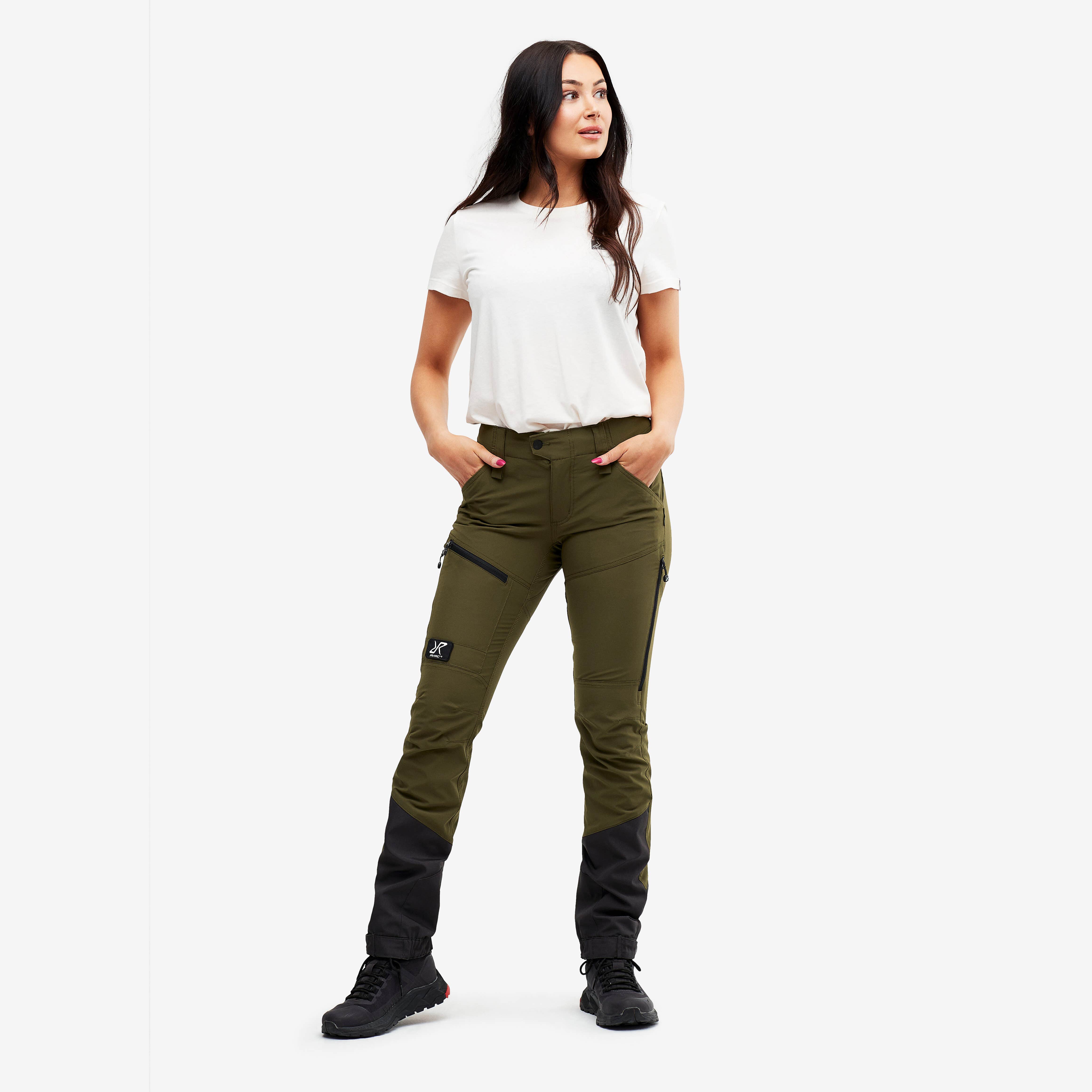 Silence Pants Femme Dark Olive