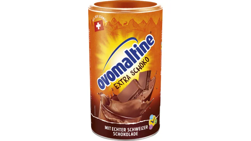 Ovomaltine Extra Schoko mit echter Schweizer Schokolade 450 g