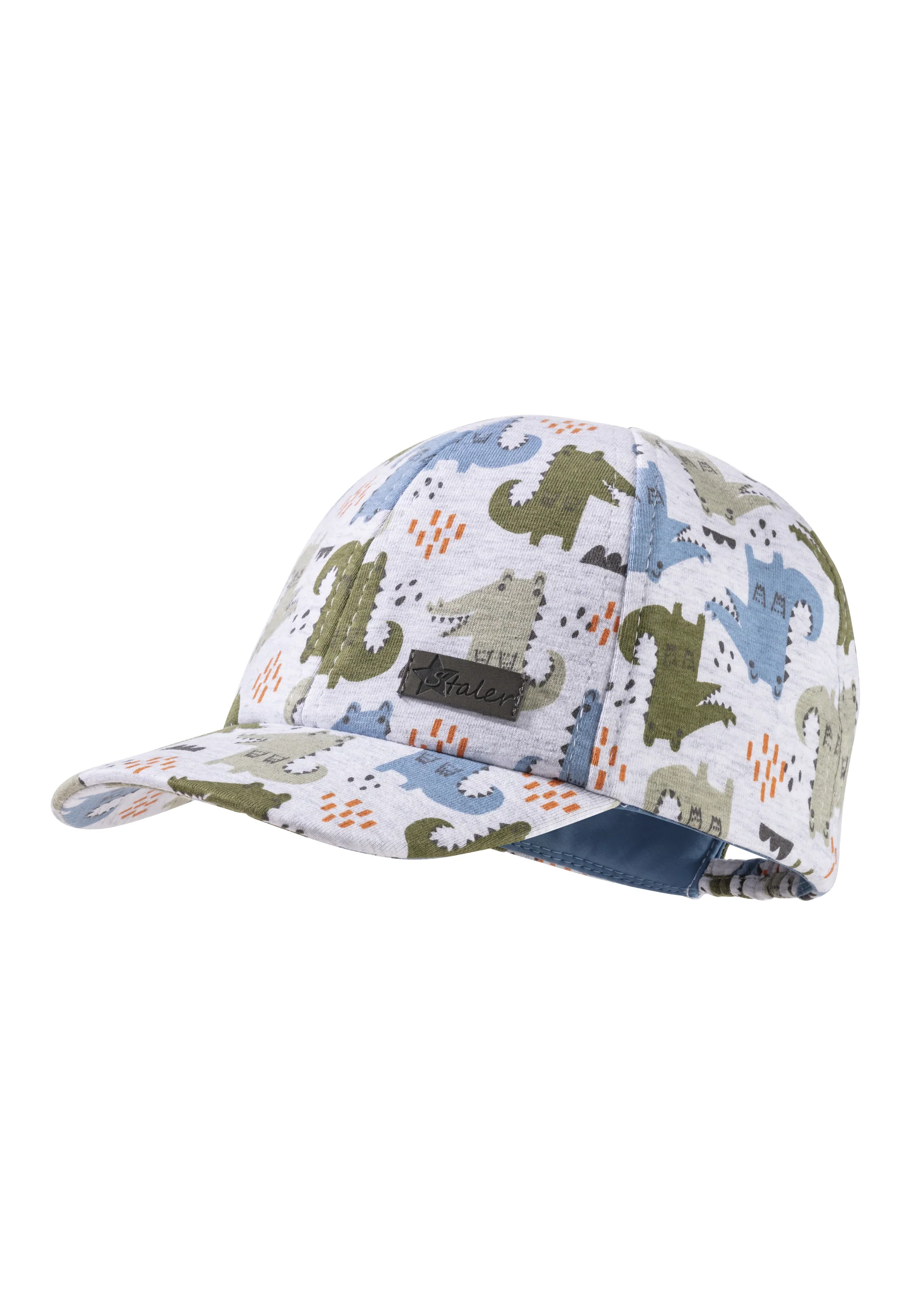 Baseballcap bedruckt mit bunten Krokodilen