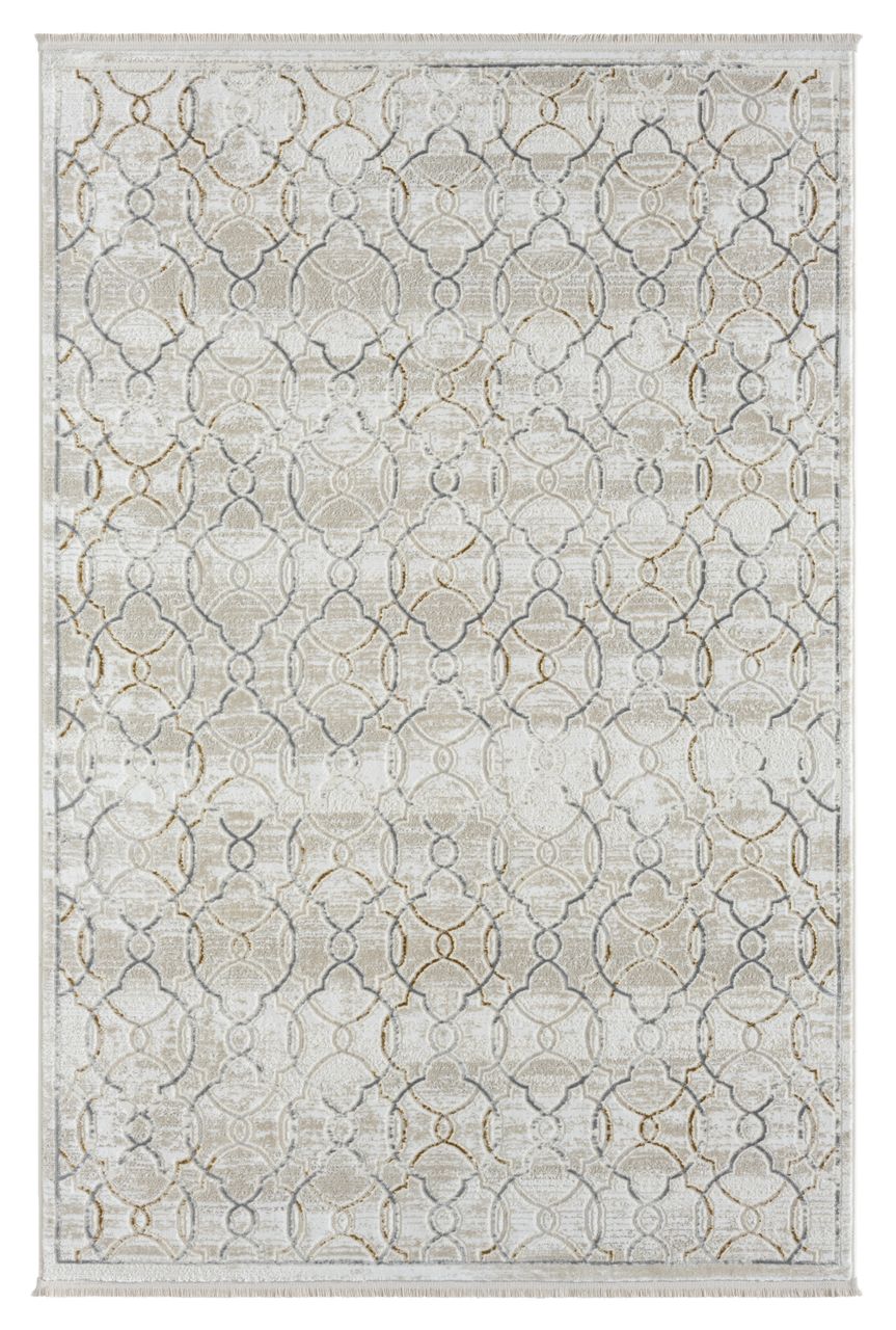MyFlair Teppich Evelyn , 160cm x 230cm, Farbe Beige, rechteckig, Florhöhe 10mm