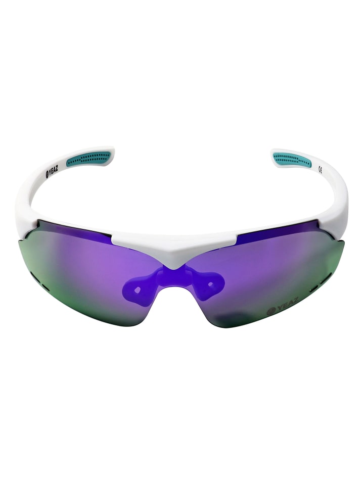 YEAZ SUNUP Magnet-Sport-Sonnenbrille in mattweiß günstig kaufen onesize