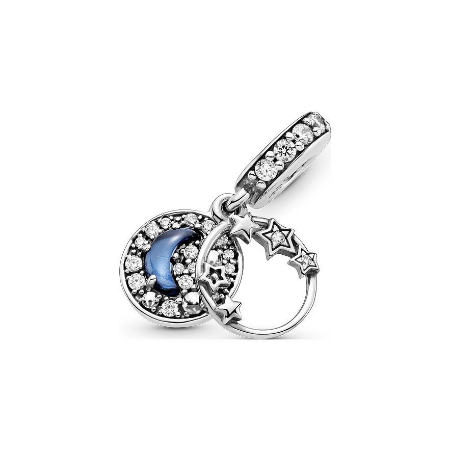 Pandora Charm Moments Blauer Nachthimmel Halbmond & Sterne