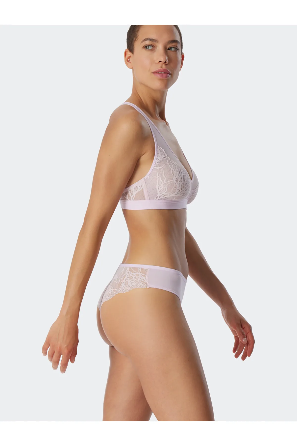 Schiesser  Brasilslip aus Modal und Spitze