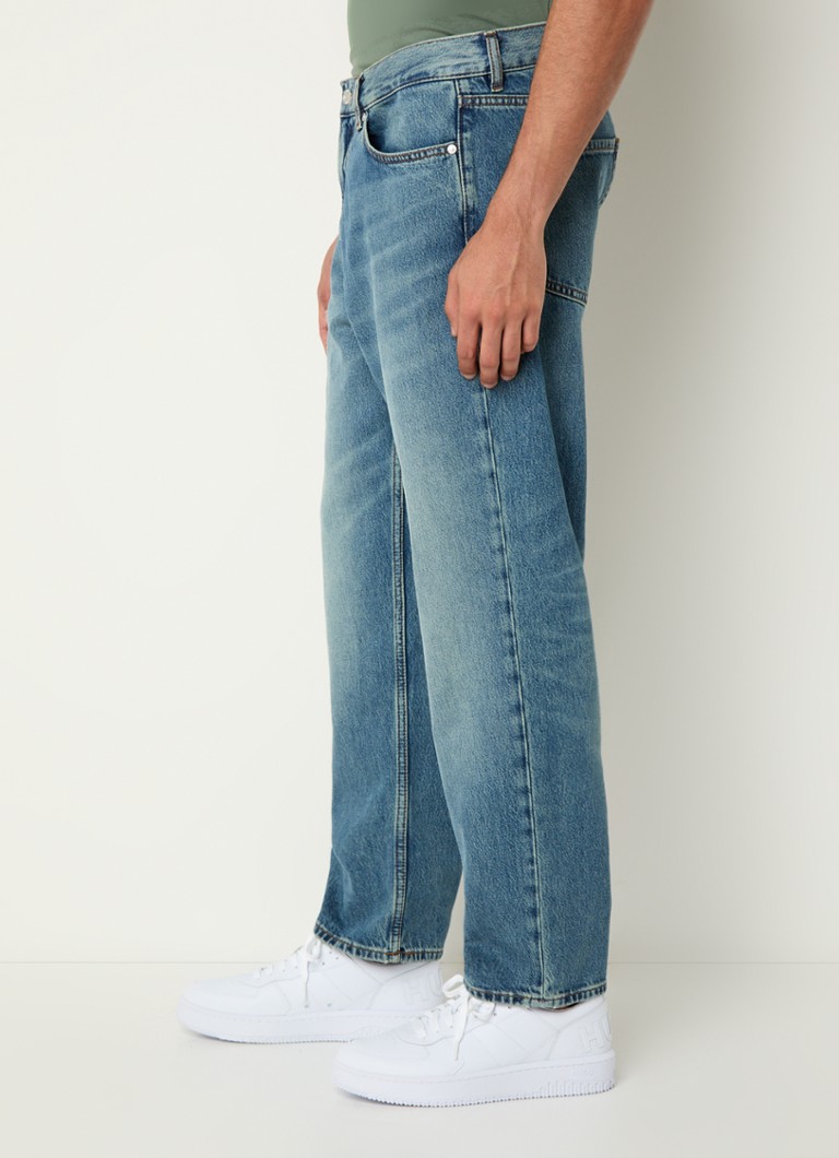 Pantaloni cowboy HUGO BOSS 838, croială dreaptă, spălare medie