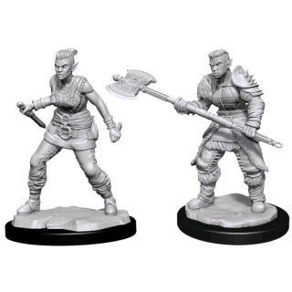 D&D Nolzur's Marvelous Miniatures - Orc Barbarian Female