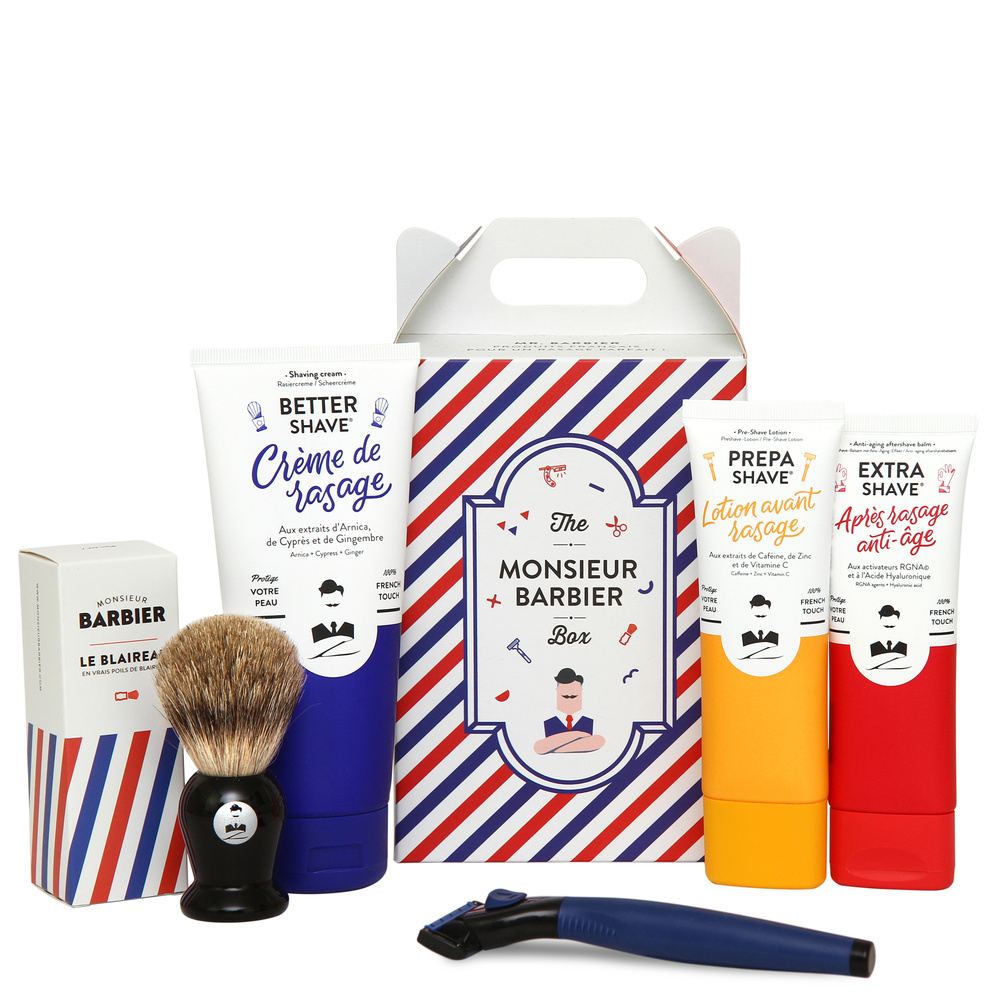 Monsieur Barbier Coffret Super Daddy pour Homme Coffret Cadeau de Rasage pour Hommes