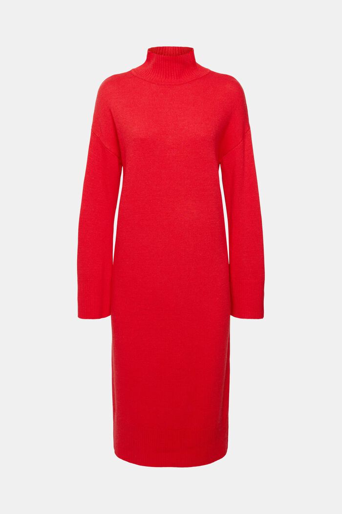 Strickkleid aus Wollmix, LENZING™ ECOVERO™