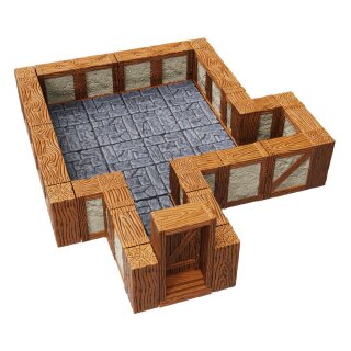 WarLock Tiles: Expansion Pack - Town & Village Straight Walls
