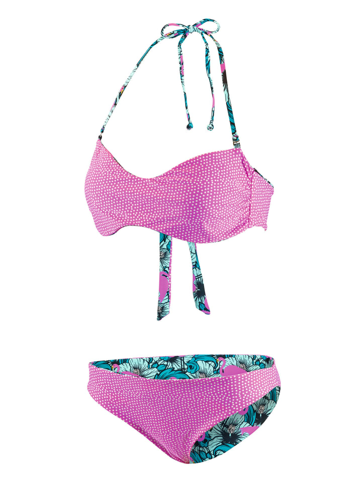BECO the world of aquasports Bikini Flamingo Eden in türkis-pink günstig kaufen