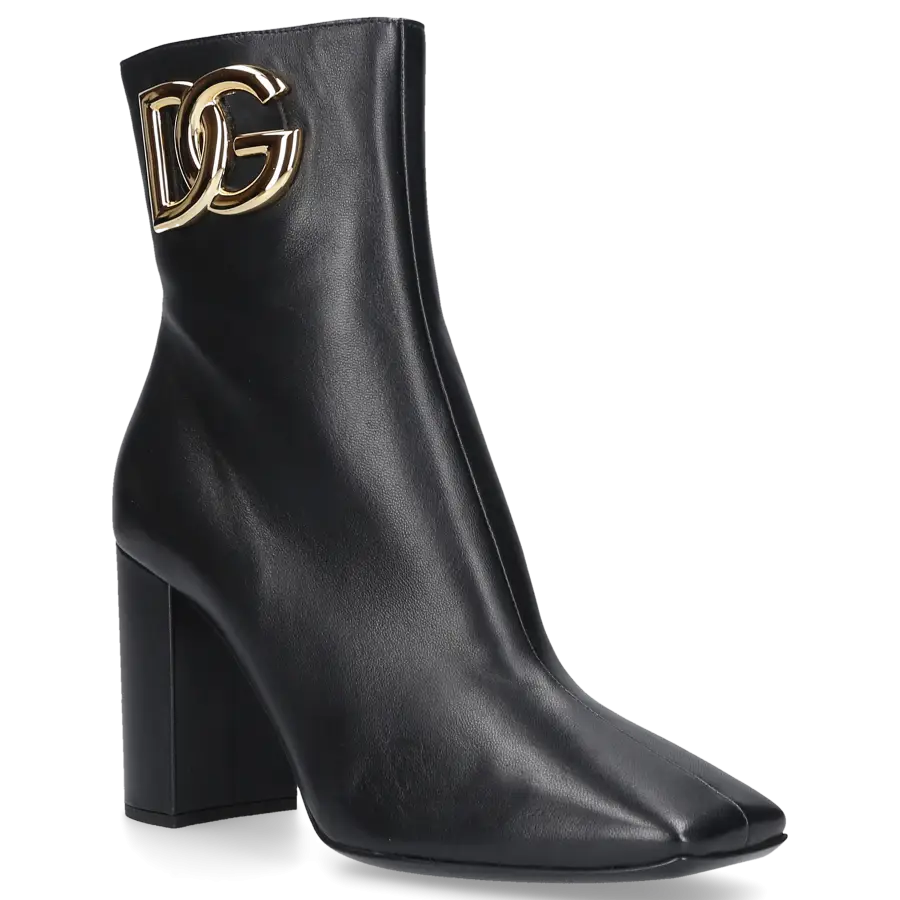 Dolce & Gabbana - Klassische Stiefeletten JACKIE 90 Kalbsleder - schwarz