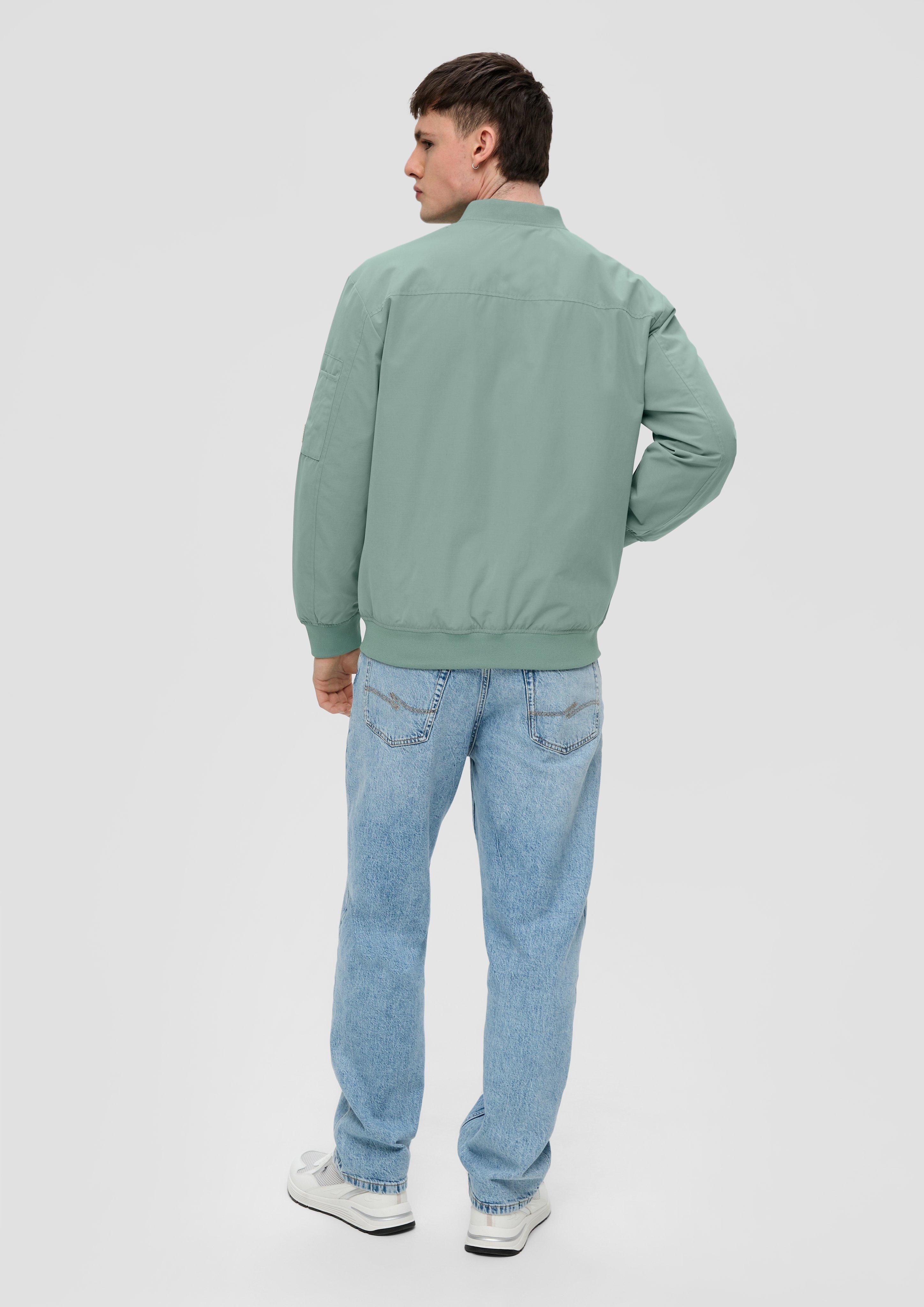 Blouson-Jacke mit Ärmel-Zipper  2141629-7238