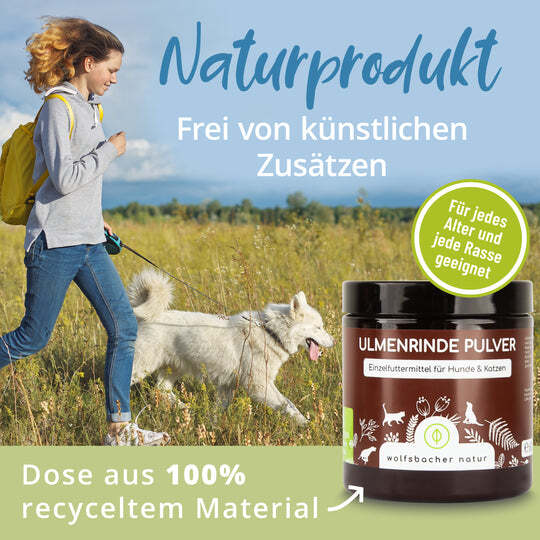 Wolfsbacher Natur Ergänzungsfutter & Aufzucht Wolfsbacher Natur Ulmenrinde Pulver