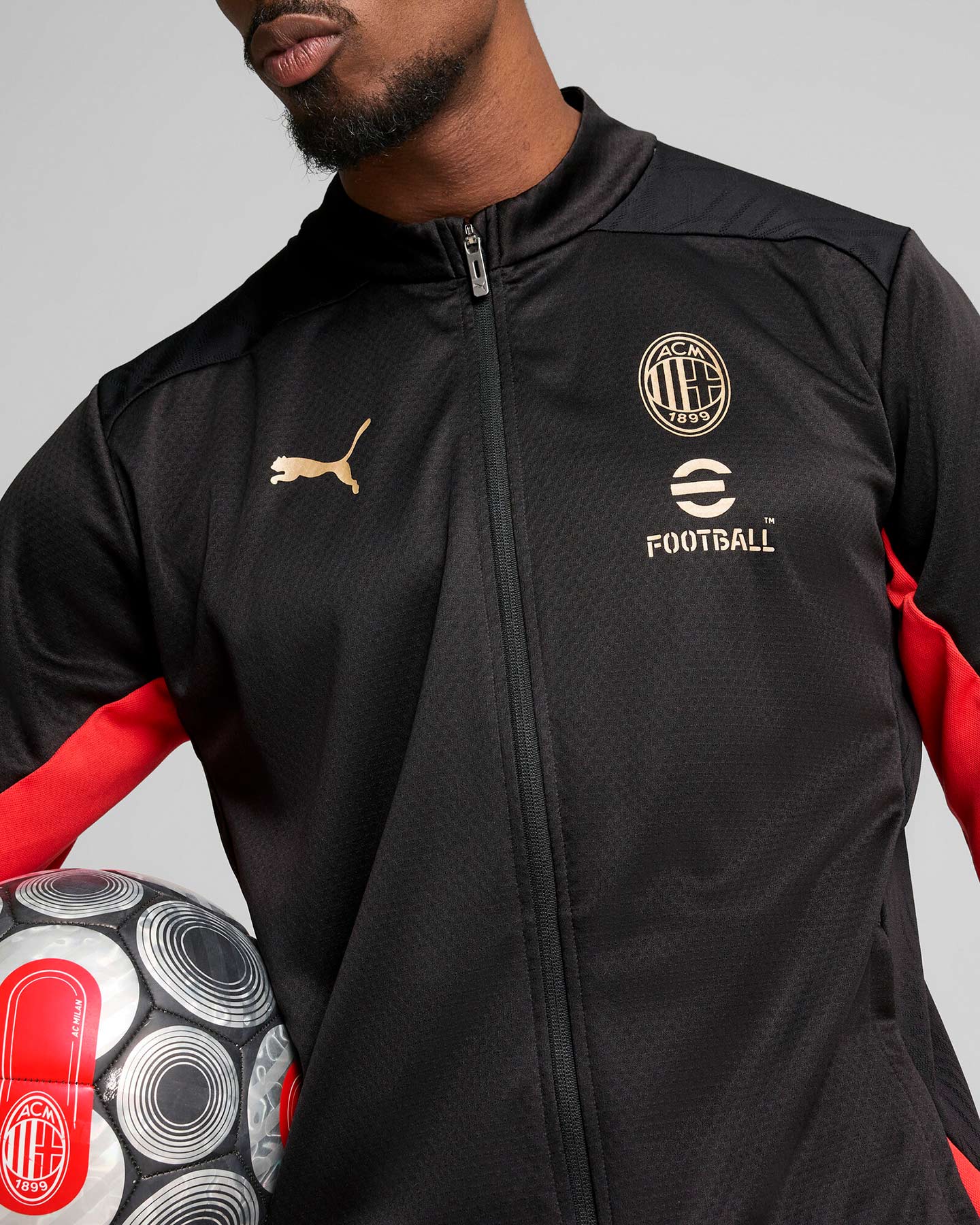 Oficiálne futbalové oblečenie Puma AC Milan Training 24-25 M 777508-04