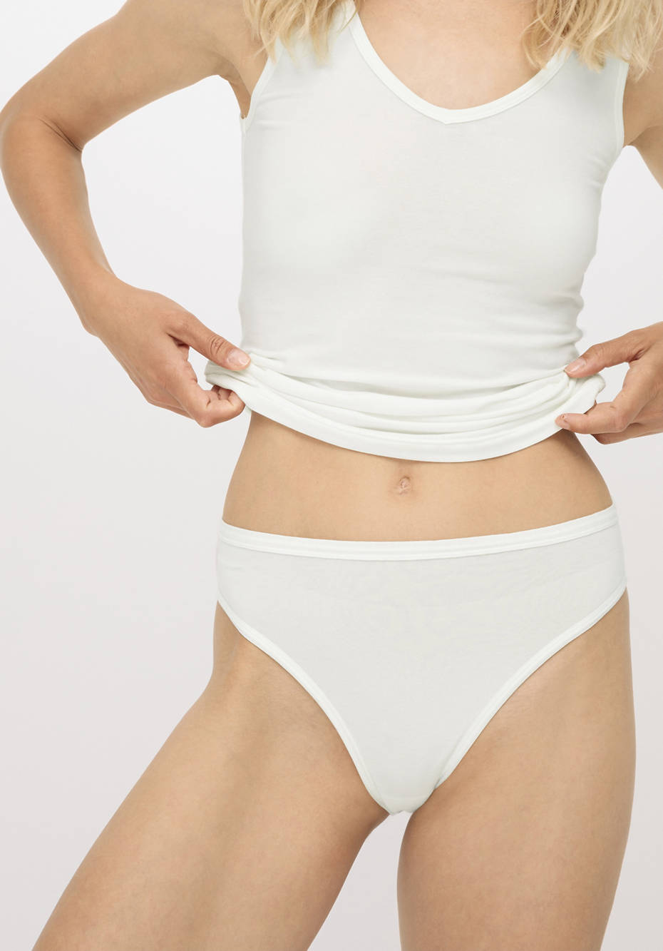 Slip high waist aus Bio-Baumwolle und Tencel™ Modal